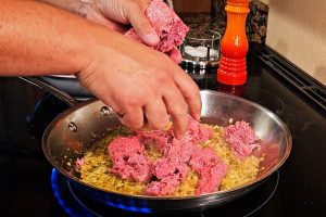 Cooking The Ground Meat