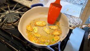 Frying Breaded Sage