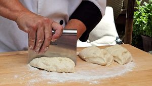 Dividing The Pizza Dough